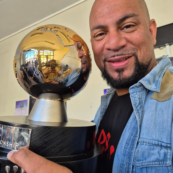 🎯 ADC Global Championship Trophy Arrives in South Africa with Devon Petersen!
