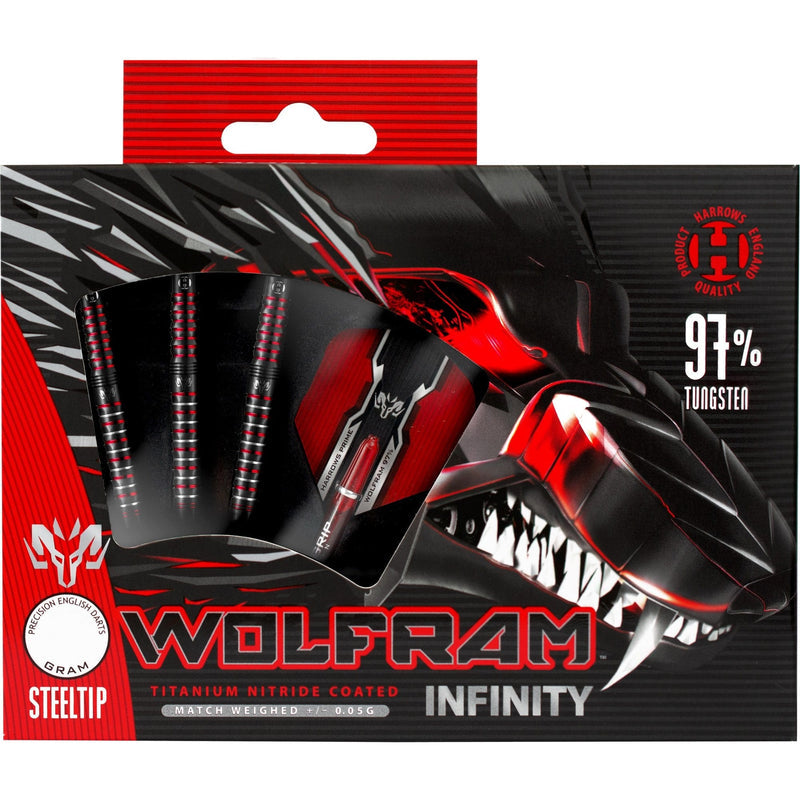 HARROWS WOLFRAM INFINITY DARTS - STEEL TIP 97% TUNGSTEN