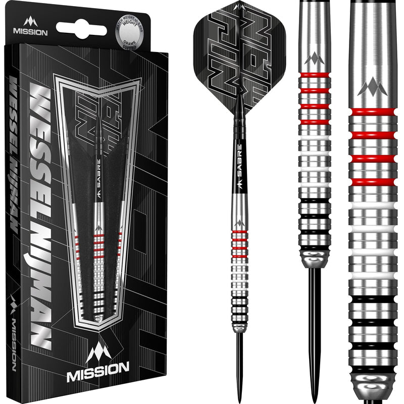 MISSION WESSEL NIJMAN DARTS - STEEL TIP - 95% - NATURAL