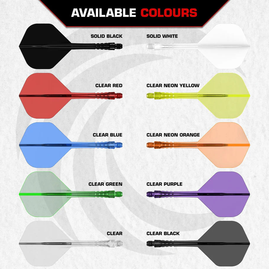 Mission Darts - Misson Force 90 Vortex No2 - Moulded Flight and Stem