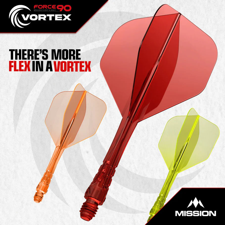 MIssion Darts - Mission Force 90 Vortex No6 - Moulded Flights
