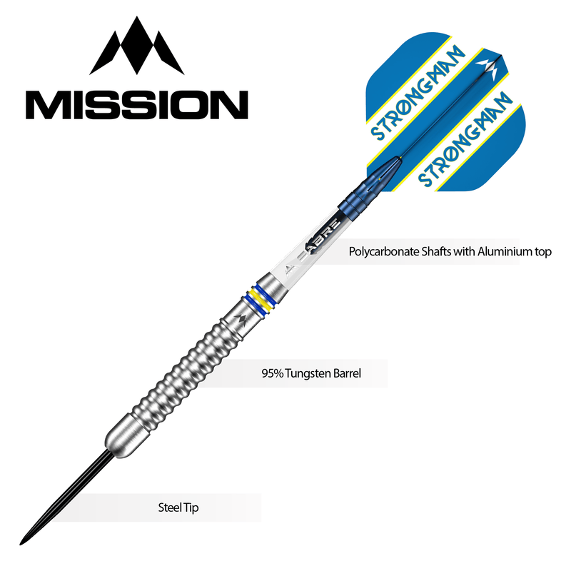 Mission - Dennis Nilsson 95g Steel Tip darts