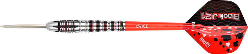 ONE80 BLACK J21 DARTS - STEEL TIP - MODEL 04