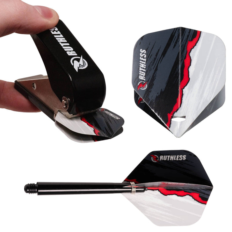 RUTHLESS DART FLIGHT PUNCH - POCKET SIZE - EASY TO USE TOOL