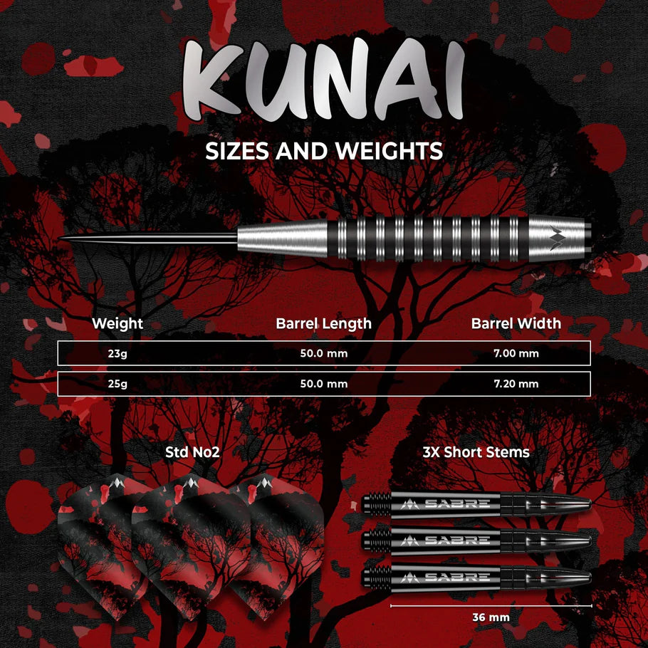 Mission Darts - Kunai 95% Tungsten