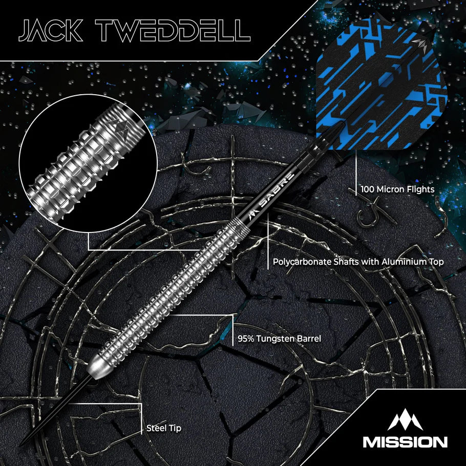 Mission Darts - Jack Tweddell 95% Tunsgten